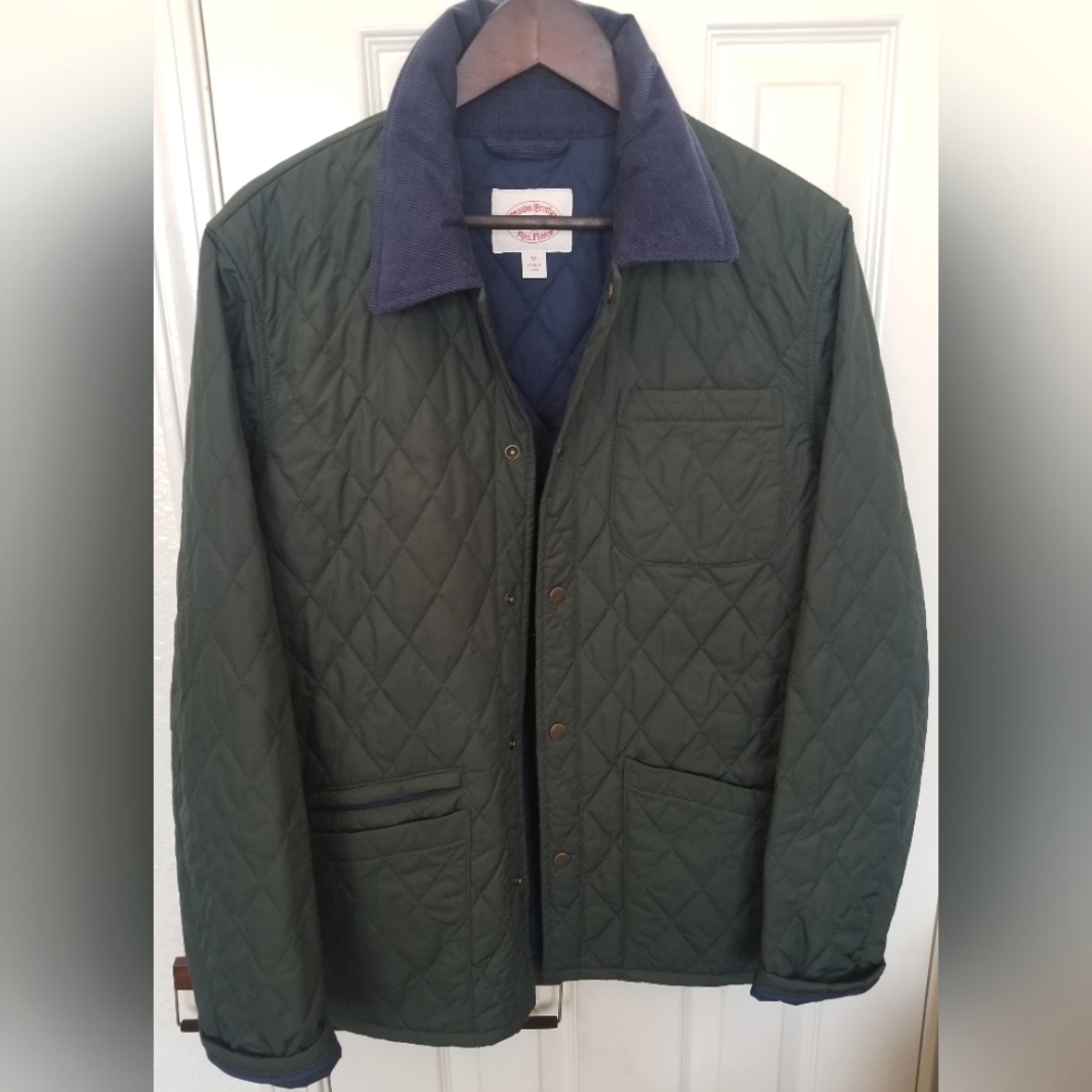 Brooks Brothers Quilted Coat Size Medium